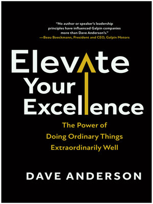 cover image of Elevate Your Excellence